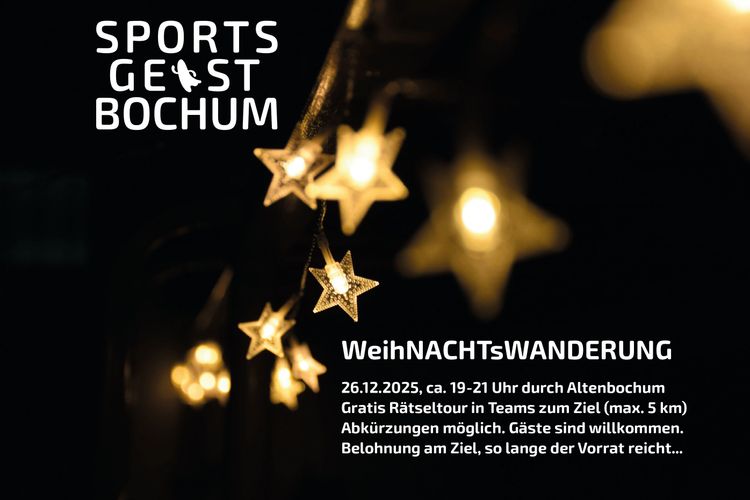 WeihNACHTsWANDERUNG 2025 - JETZT EVENT BUCHEN